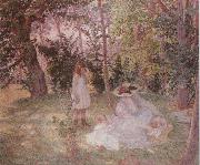 Henry Lebasques Picnic on the Grass oil painting on canvas